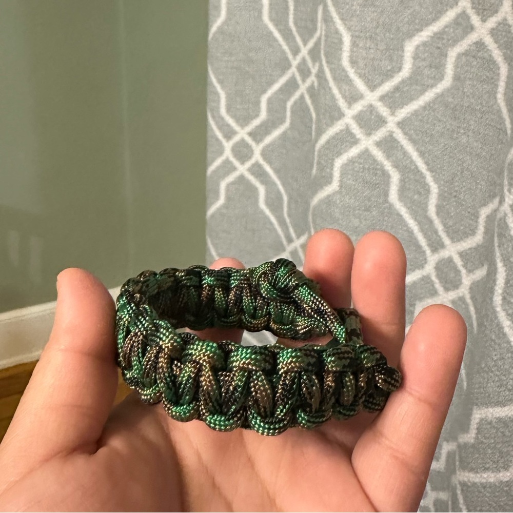 Handmade Green and Brown Bracelet